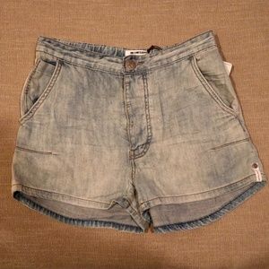 FP Lightwash Denim Shorts